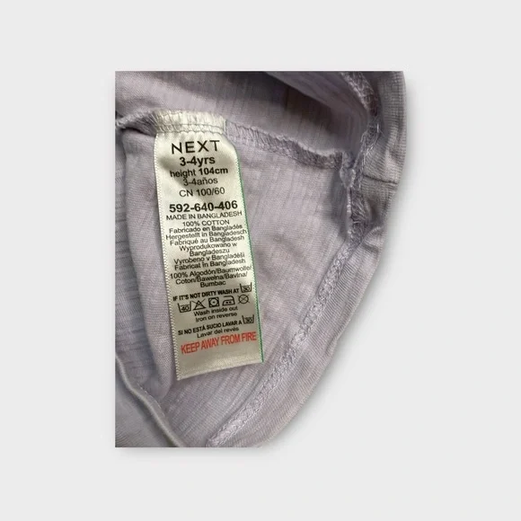 Next Sister Character Text Purple Long Sleeve Lavender Shirt - Picture 3 of 5